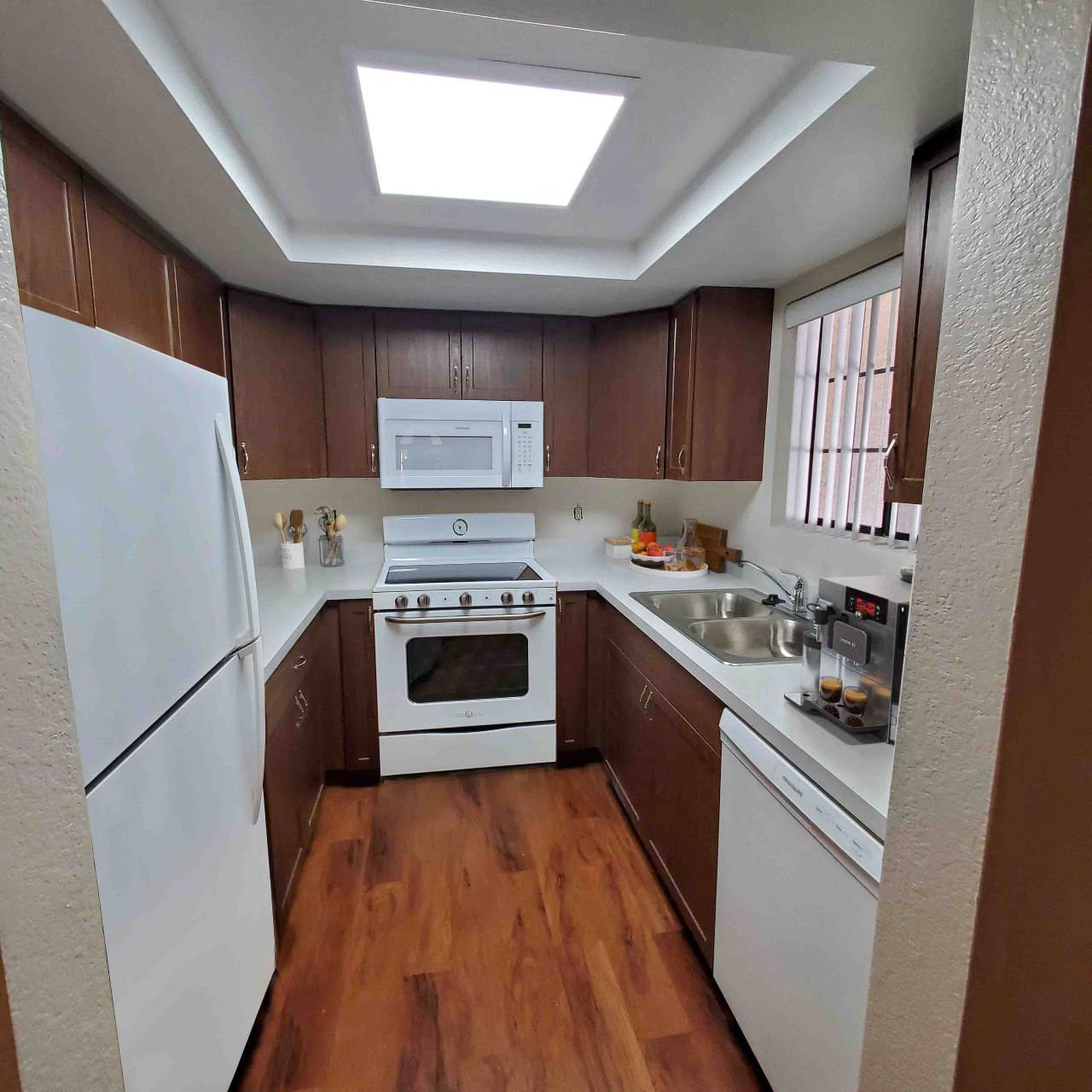 Photo of kitchen in senior living apartment Garden Home D