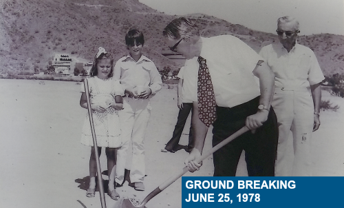 Photo of Ground breaking ceremony for Christian Care, June 25th 1978