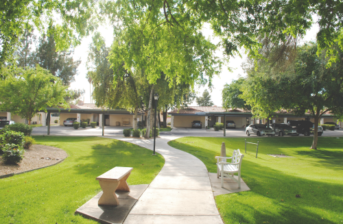 Photo of duplexes for seniors at Fellowship Square Phoenix