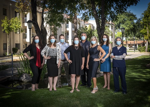 Fellowship Square Phoenix team in masks