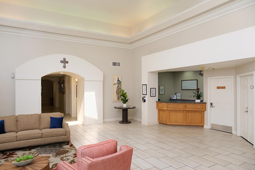 Main Lobby at Fellowship Square Phoenix senior living