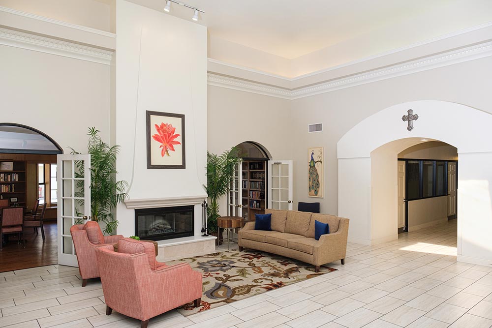 Main Lobby at Fellowship Square Phoenix senior living