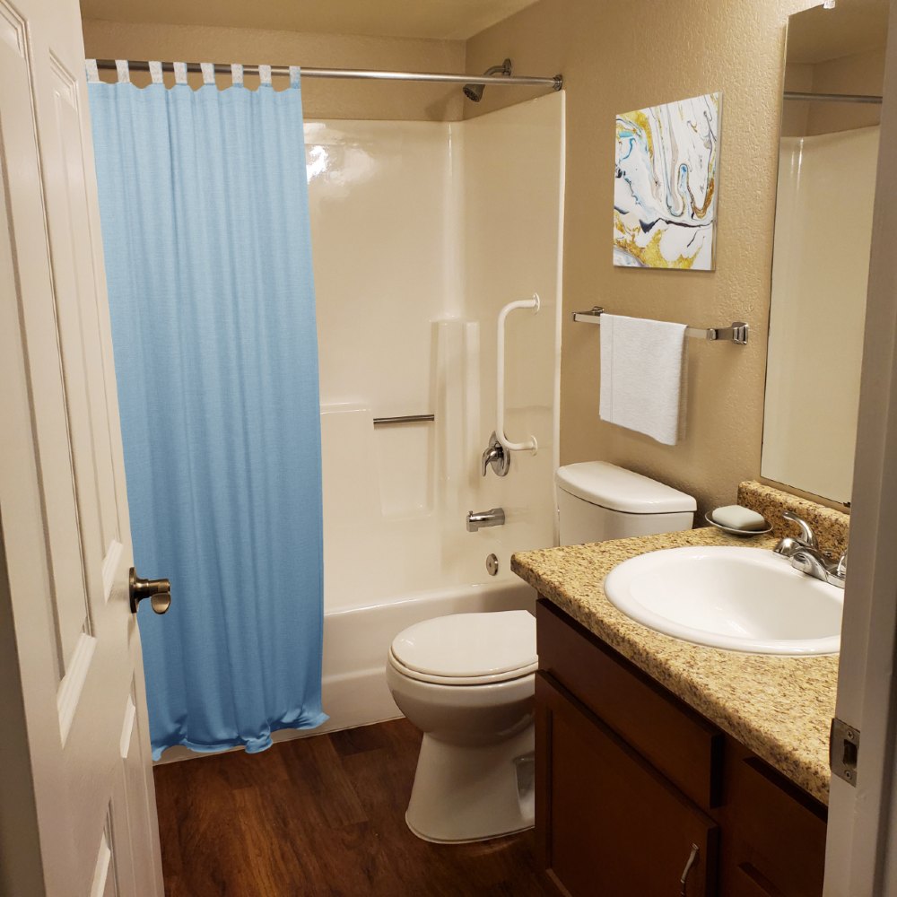 Guest bathroom, Model C apartment