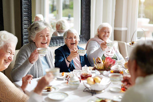 ladies having tea
