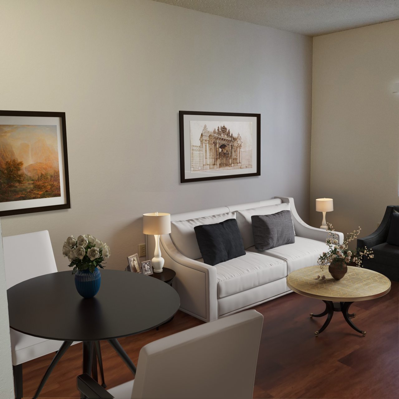 M2 1 BR Living Room 1 133Px