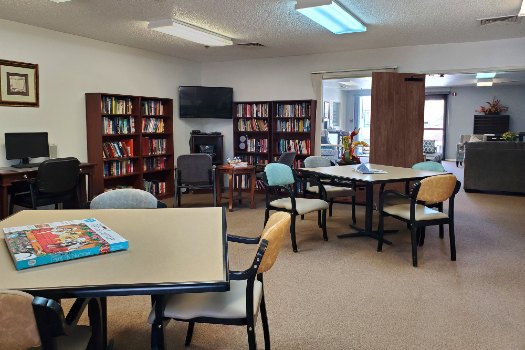 Activity Room in Assisted Living Cottonwood