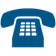 Decorative icon telephone