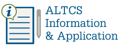 Link and icon to download ALTCS information and application