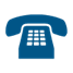 decorative icon of telephone