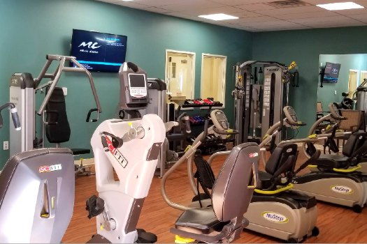 Fitness center for senior independent living at Fellowship Square Surprise
