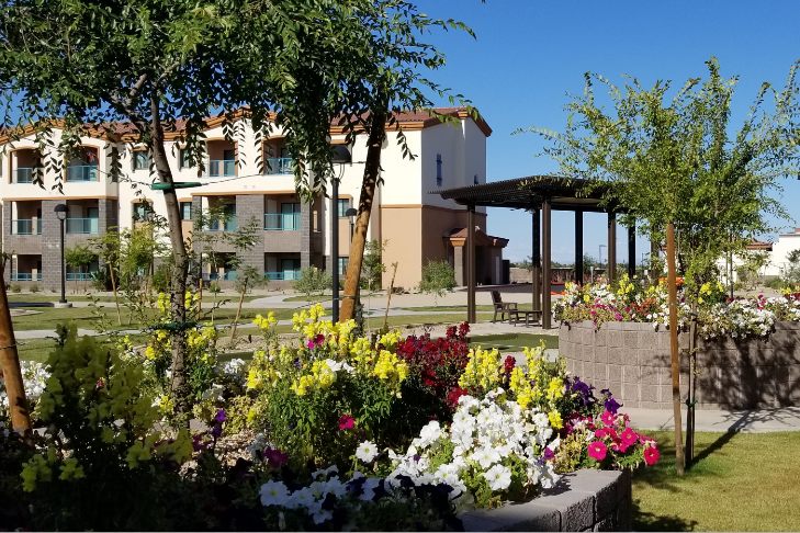 NE Courtyard Flowers