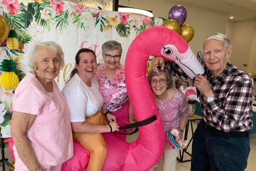 Seniors having fun at Fellowship Square Surprise independent living