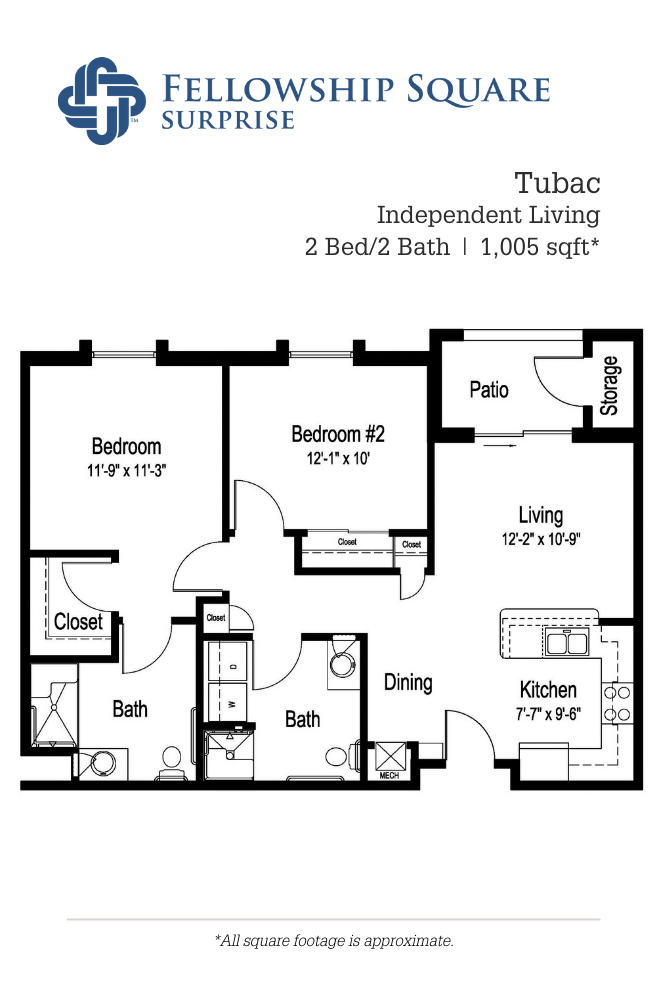 Independent Living 2 bed, 2 bath at Fellowship Square Surprise