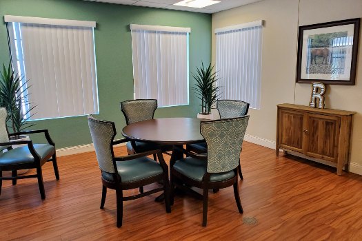 Seating area at Reflections Memory Care in Surprise