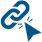 decorative icon, web link with mouse click