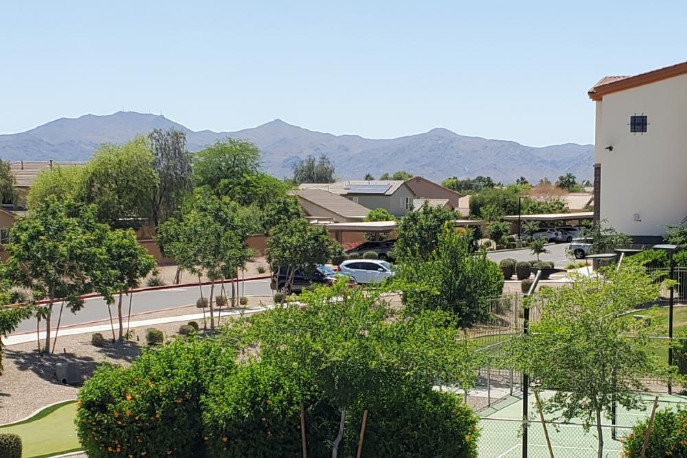 View from The Oasis Activities balcony