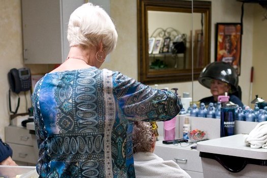 Photo of the beauty salon for residents at The Oasis Assisted Living