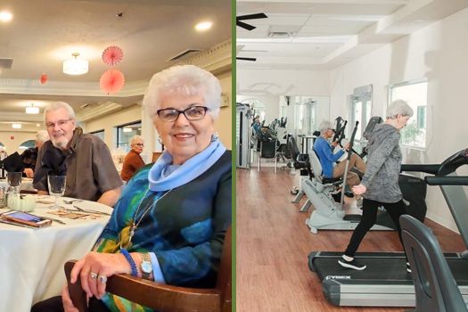 Seniors having fun at Fellowship Square Independent Living in Phoenix