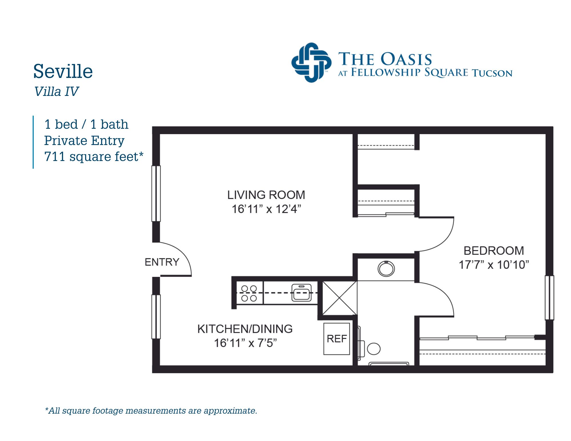 Photo of 1 bed/1 bath Assisted Living for seniors Apartment Tucson