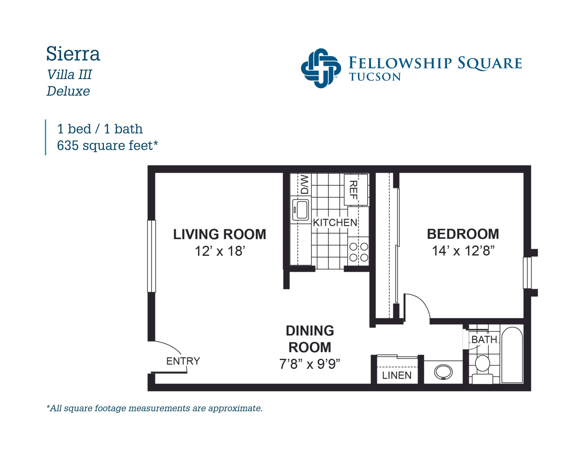 Photo of 1 bed/1 bath Independent Living Apartment Tucson