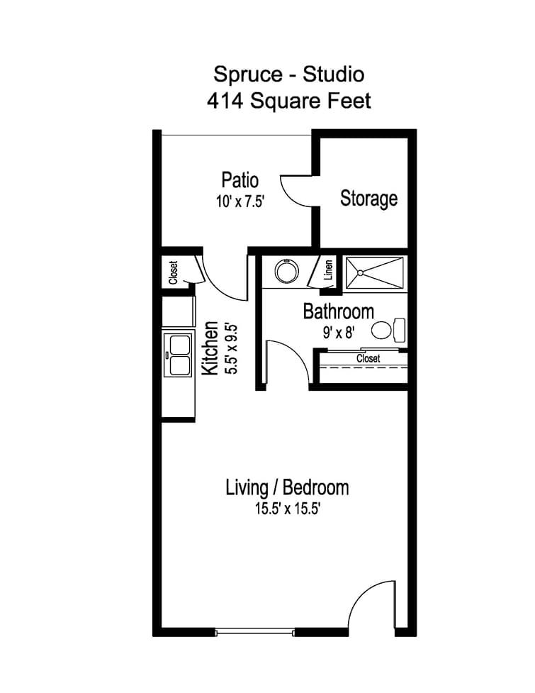 Spruce floor plan