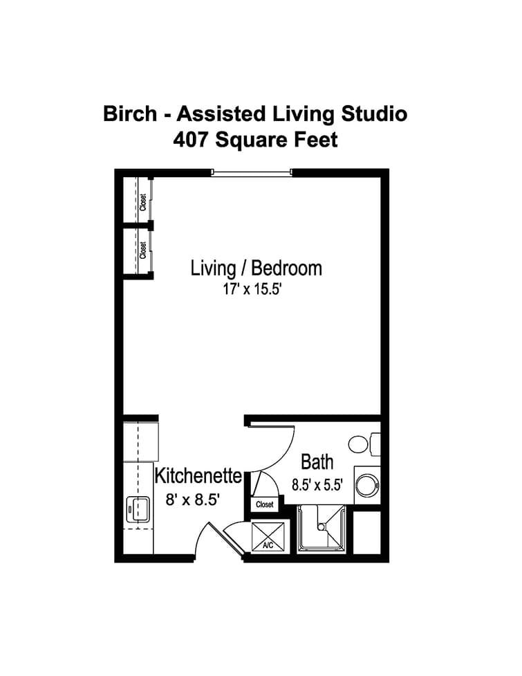 Birch floor plan