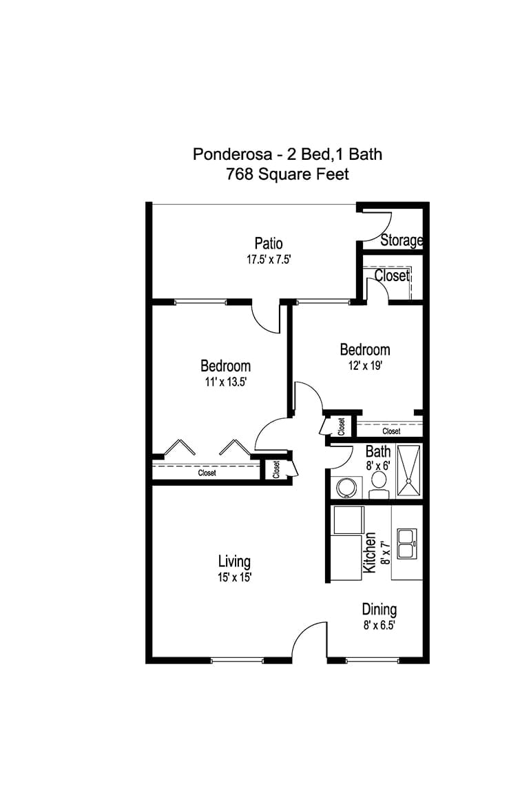 Ponderosa floor plan