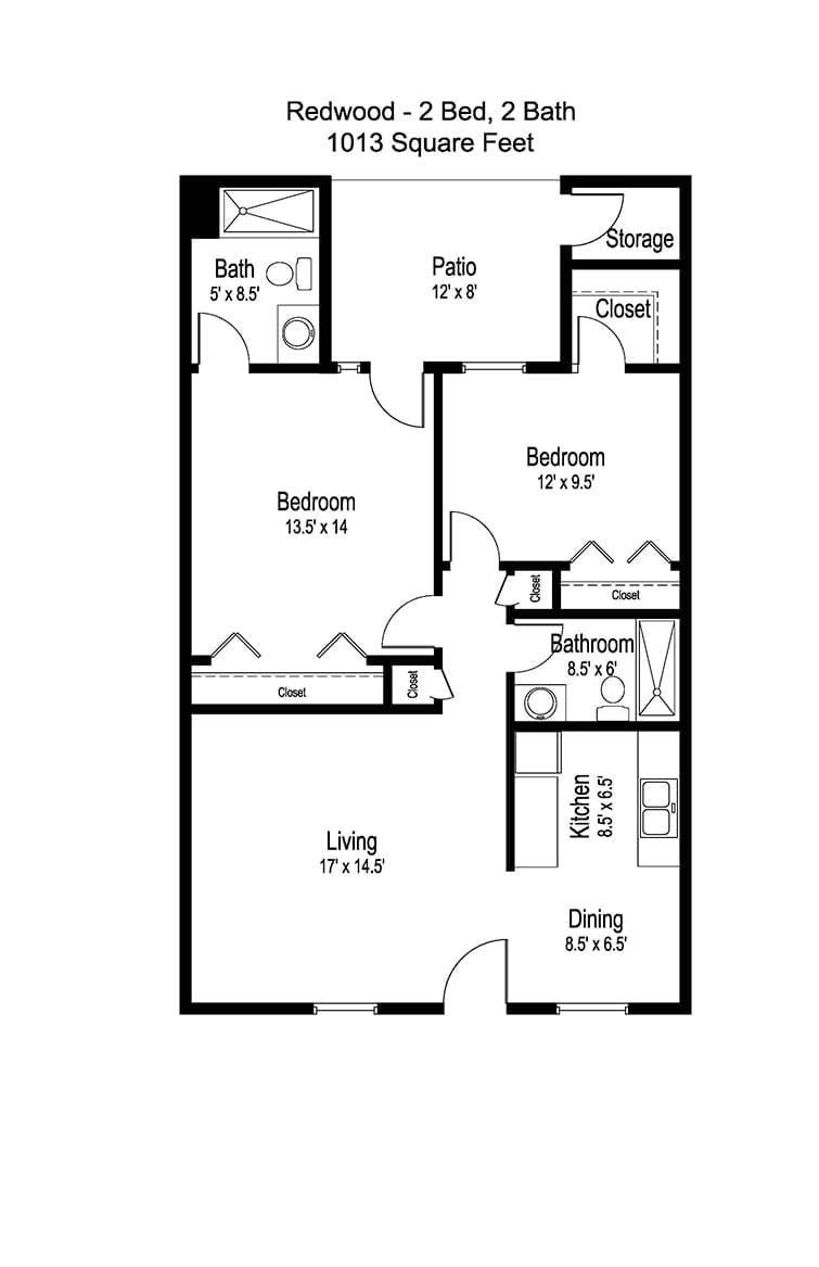 Redwood floor plan