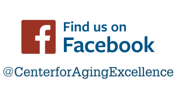 Facebook logo with link to Fellowship Square Mesa's facebook page - center for aging excellence