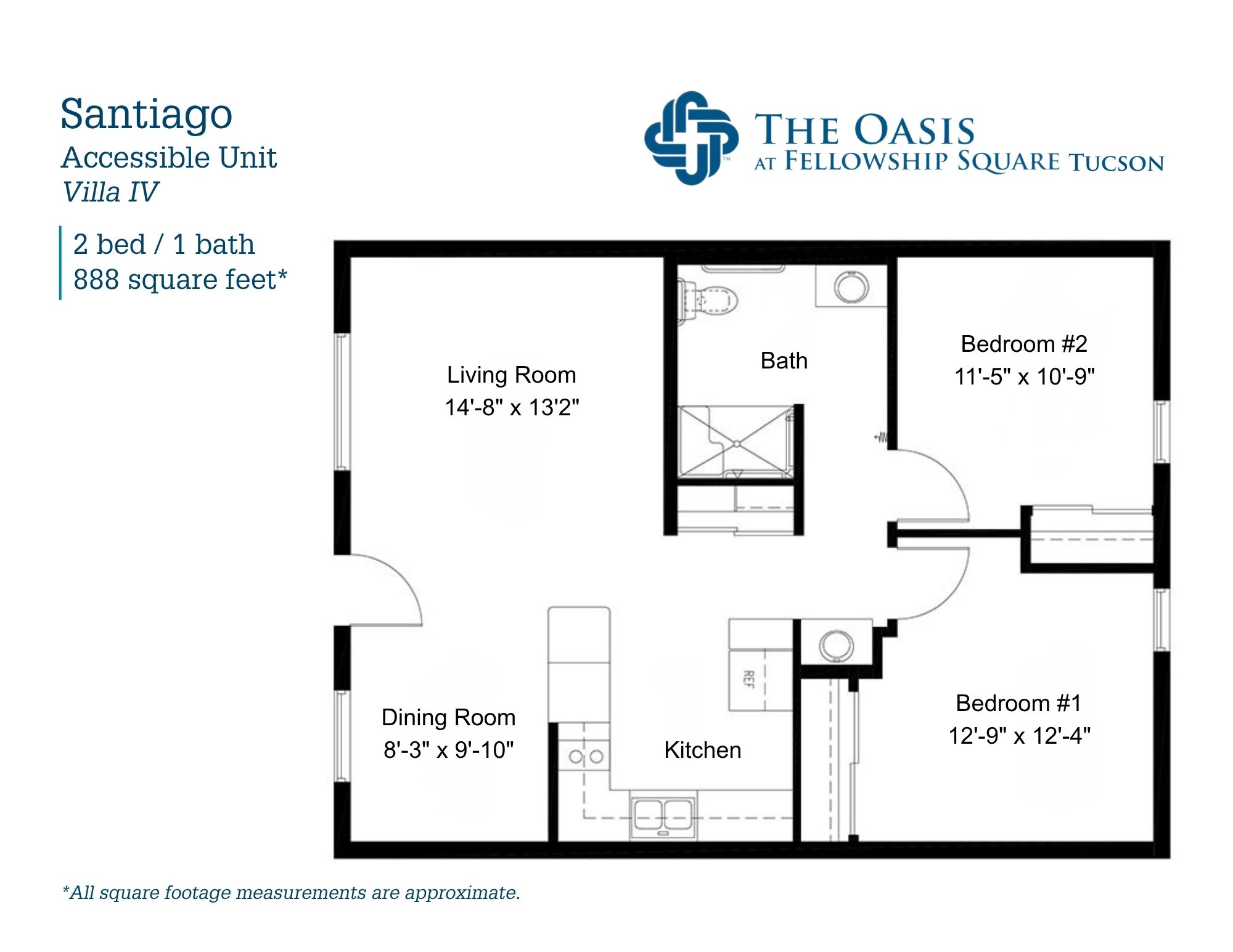 Image of Santiago Assisted Living floor plan