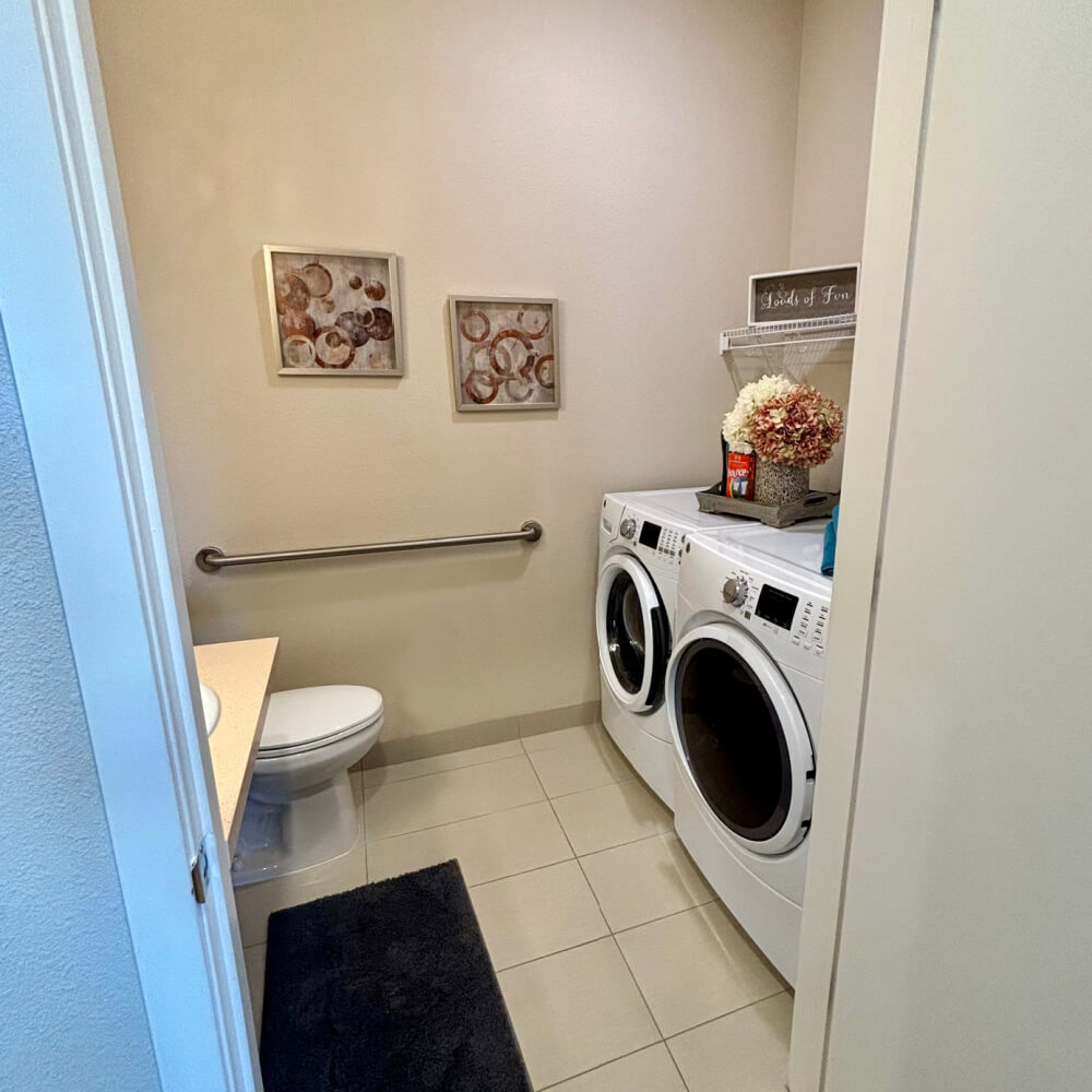 Independent Living 1-bedroom apartment with washer & dryer at Fellowship Square Surprise